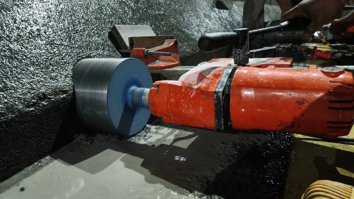 Visualisasi layanan Jasa Coring CV Putra Jaya