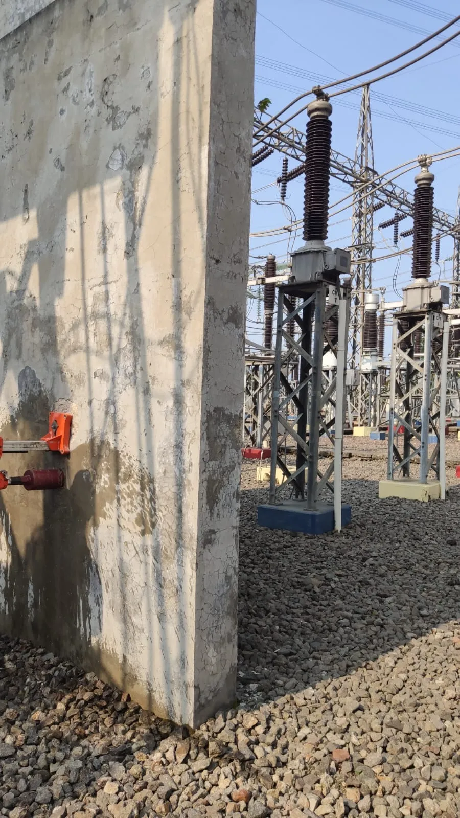 Pekerjaan Coring Pengambilan Sampel Beton Tes Kuat Tekan Gardu PLN Cilegon Timur