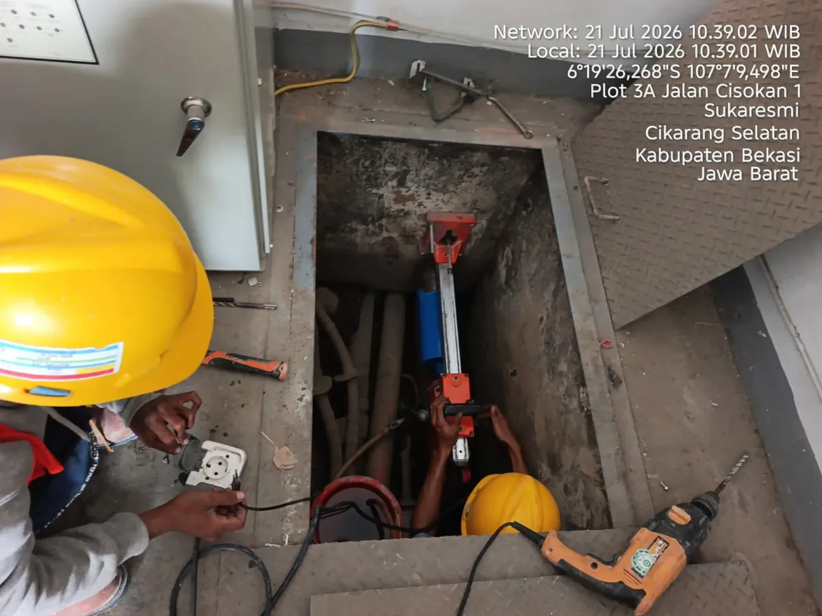 Pekerjaan Coring Dinding PT Haier Electrical Appliances Indonesia